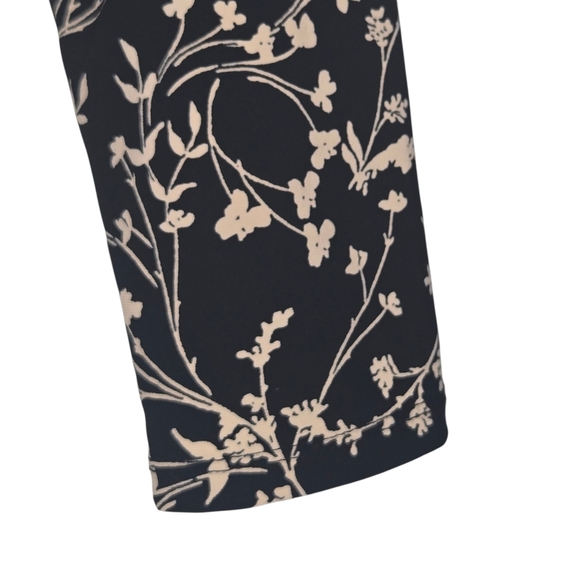 Ralph Lauren LRL Black Label Floral Ruched Waist Stretch Jersey Shift Dress 4 - Picture 3 of 10